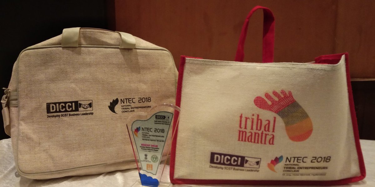 DICCIorg's tweet image. Delegate Kit for India's First National Tribal Entrepreneurs Conclave 2018.

#DICCIInAction #NTEC2018 #DelegateKit 

@PMOIndia @narendramodi @jualoram @TelanganaCMO @MinIT_Telangana @minmsme @MSJEGOI @FollowCII @sidbiofficial @NSICLTD @PIB_India @PTI_News @ANI @ZeeNews @aajtak