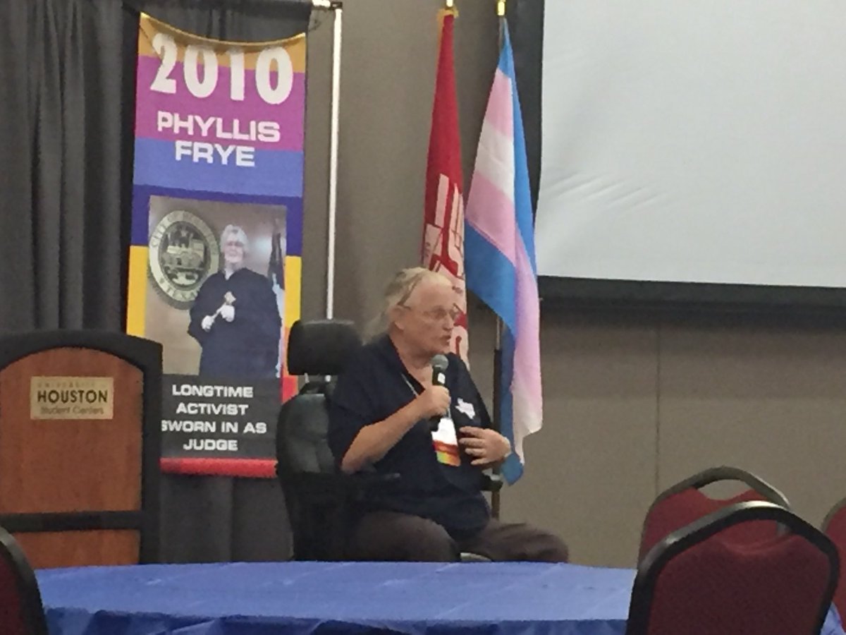OutinWestTexas's tweet photo. We’re at #TxTNS18 representing West Texas trans pride and activism! Thanks to the organizers of this great event!! https://t.co/0tFO3oPRxK