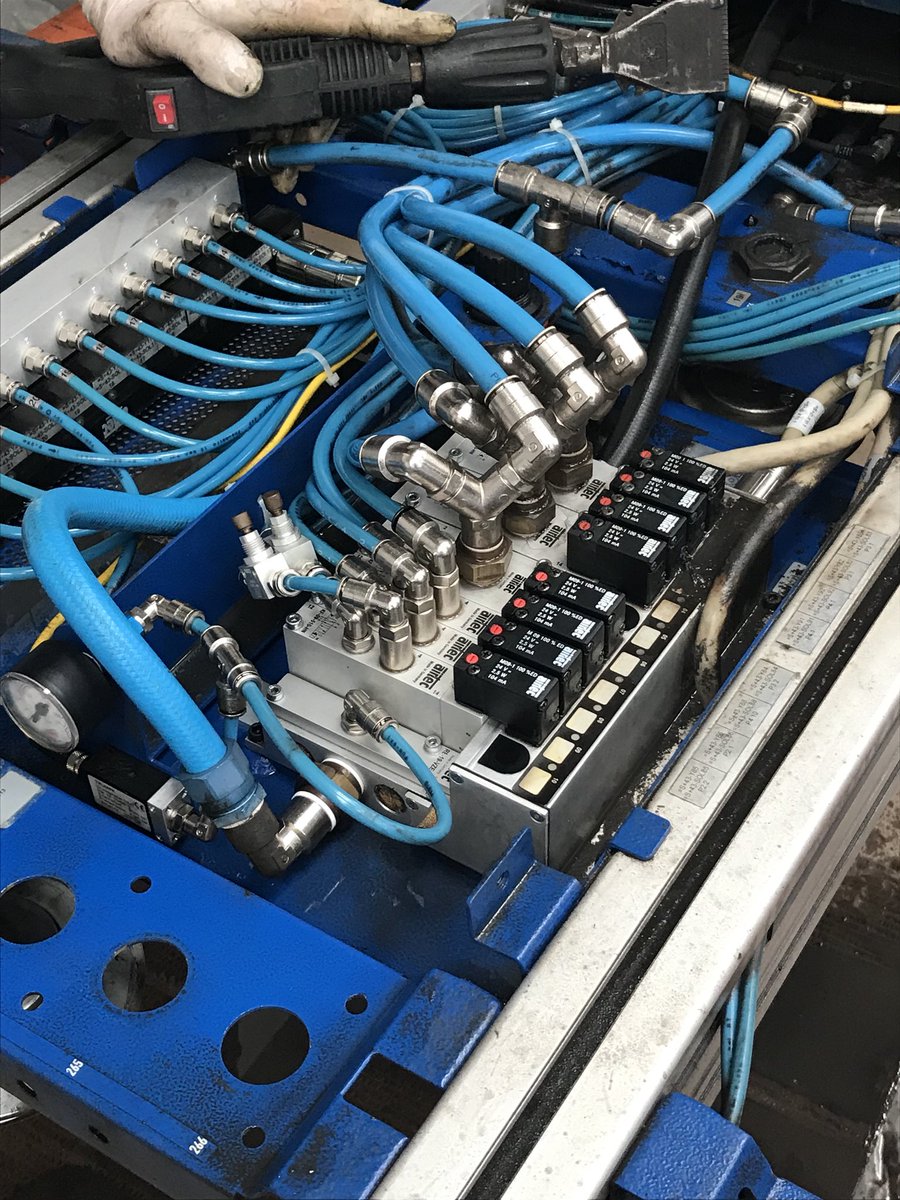 Before and after using a Matrix 20KW steam machine . For refurbishing engineering equipment at Severn Machines.