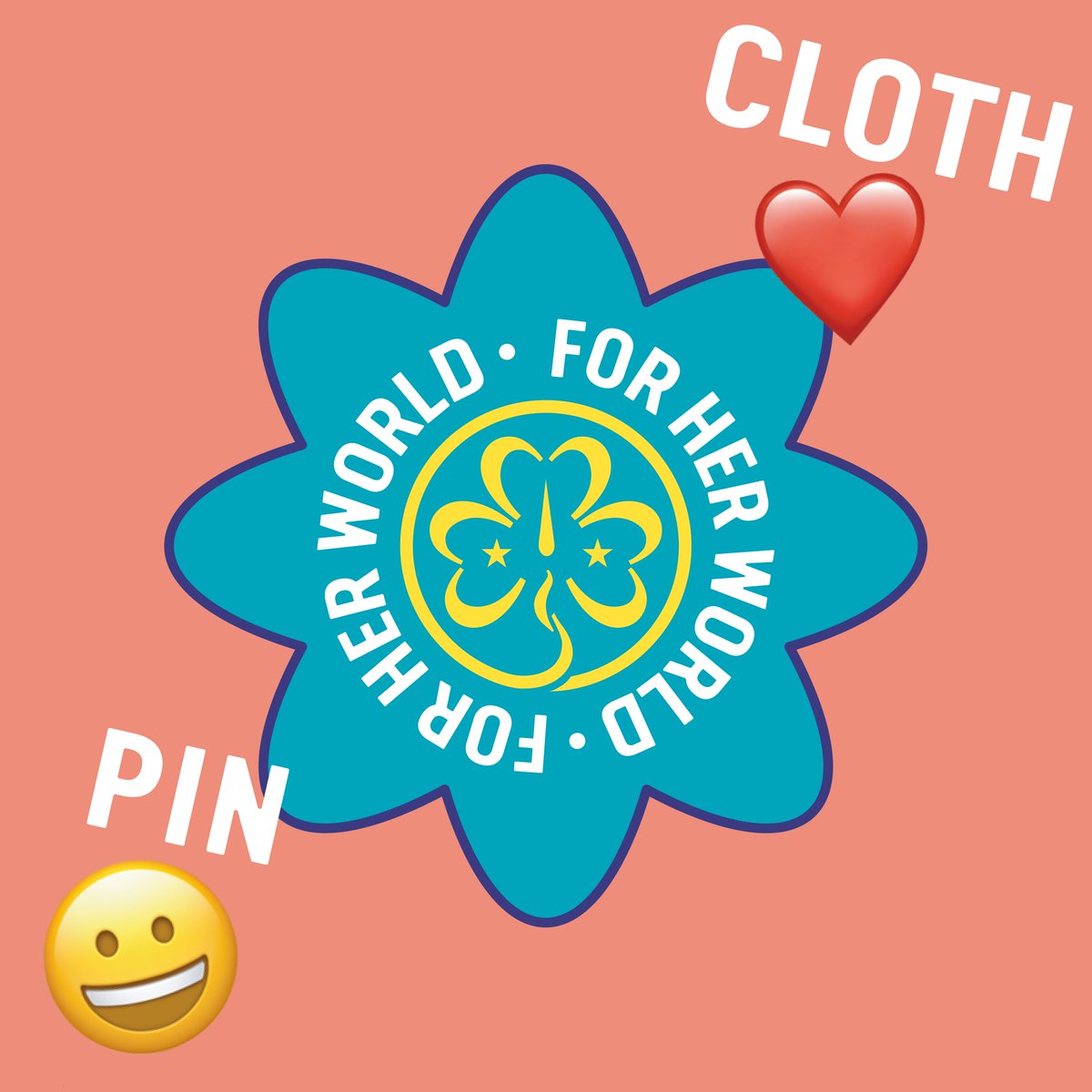 wagggsworld's tweet photo. We’ve been working on brand new merchandise!
 
We 💙 this design, but can’t decide if it should be a pin badge or a cloth patch
 
What do you think? Reply with a ❤️ or an 😃 to vote! https://t.co/1Aw8t2cneQ