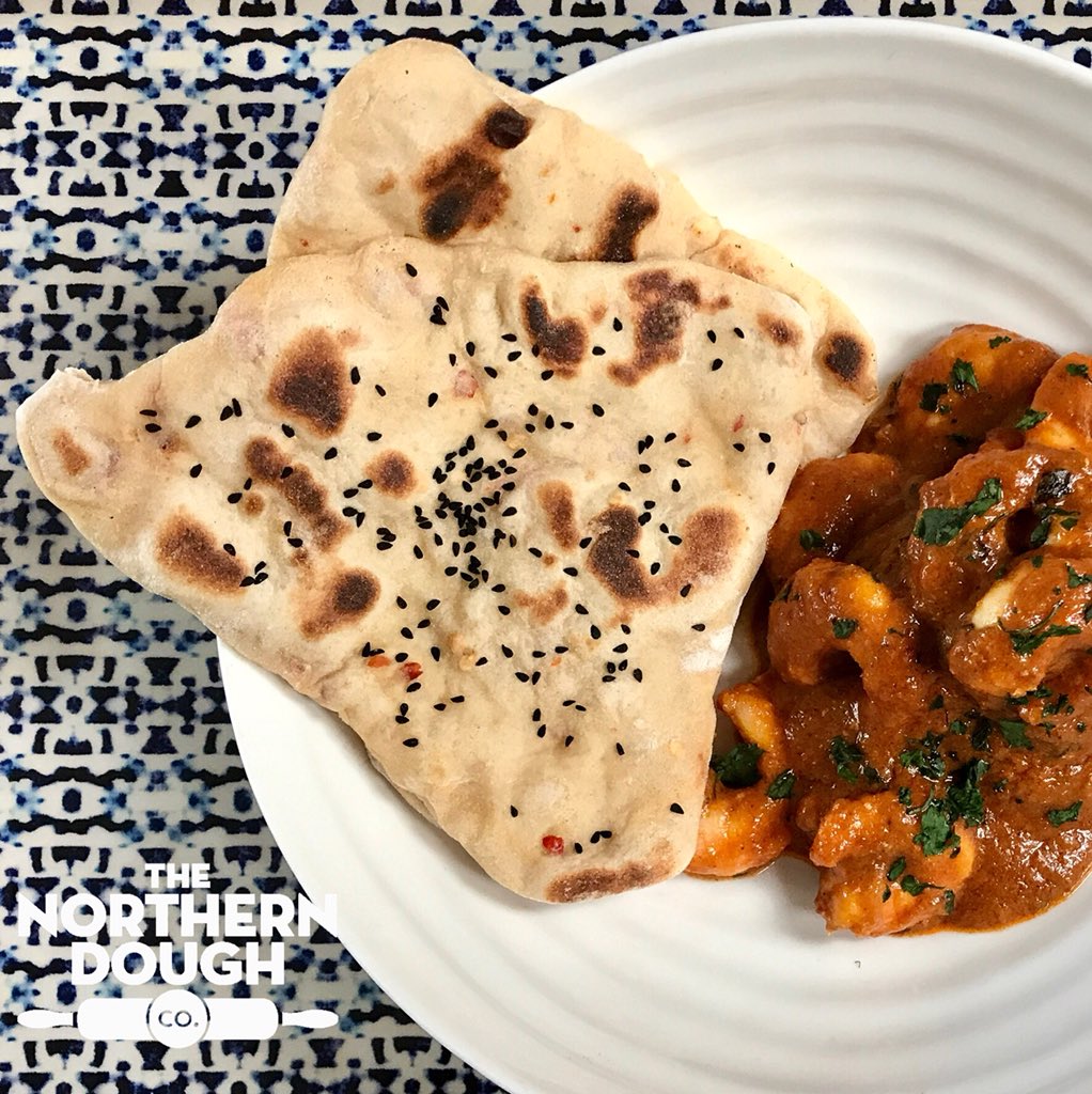 If #ukbbqweek says it’s #fridaynightcurrynight then we’re all over it! NDC naan breads with home made curry, done. Recipe on our website, link in bio. #lovecurry #alfrescoeverything #prawncurry #homemadenaan #nigellaseeds #breadhacks