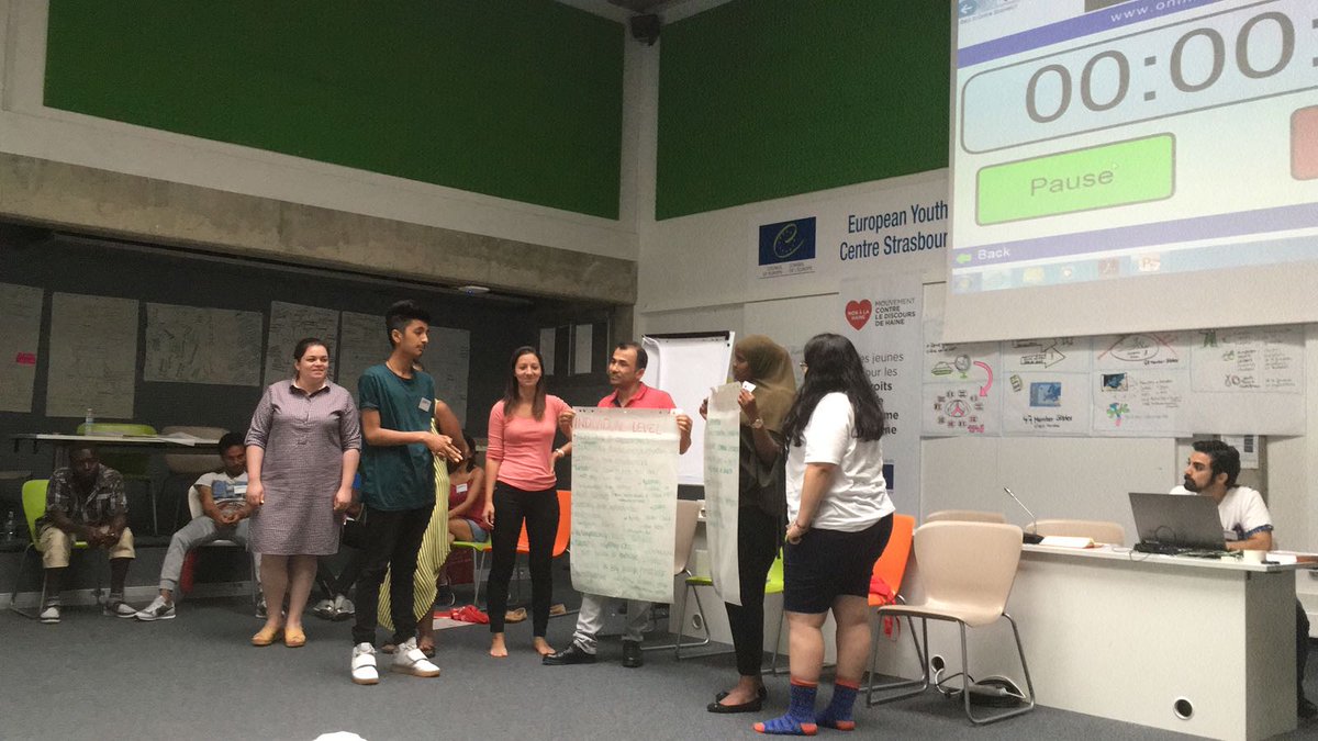 Our young leaders are at the European Youth Centre Strasbourg to join young refugees addressing the rise of populism. <a href="/WeAreVYRE/">VYRE</a> #wearevyre #vyre #withrefugees