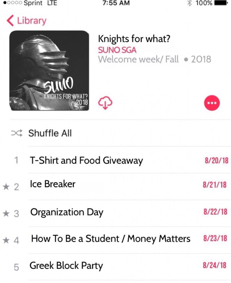 SGA_SUNO's tweet photo. It’s here y’all! Yes, you have to be there for #KnightsForWhat welcome week August 20th - 24th. Don’t miss out! 💛💙
#KnightForWhat #SUNOShuffle #SUNO22 #SUNO21 #SUNO20 #SUNO19 #SUNO18 #SUNOGrad #SUNO #HBCU #NewOrleans #NOLASchools #hbcu #hbculove #blacktwitter https://t.co/PcHVSGrOPM
