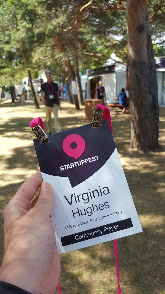 Ohhh yes 😎 Come say hello at our tent in the village! We'll talk #startups and #SmartCities 🎉 #ImpactStartup #QuartierInnovation #Startupfest @mtlnewtech @AmiliaApp