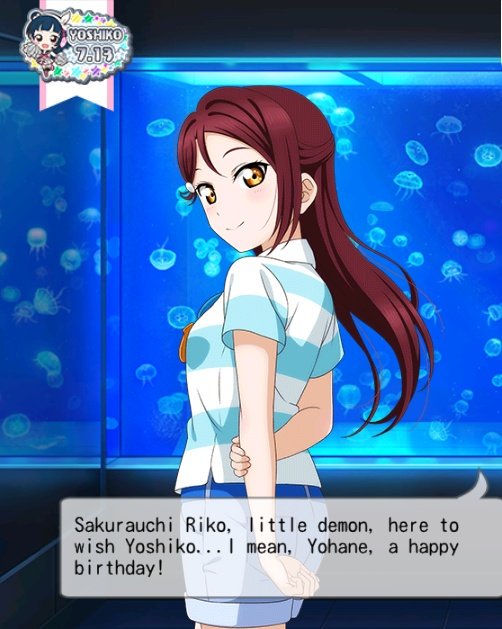 rt_your_riko's tweet photo. Riko (Happy Birthday, Yoshiko/Yohane!!) https://t.co/1RC2P8ZGPU