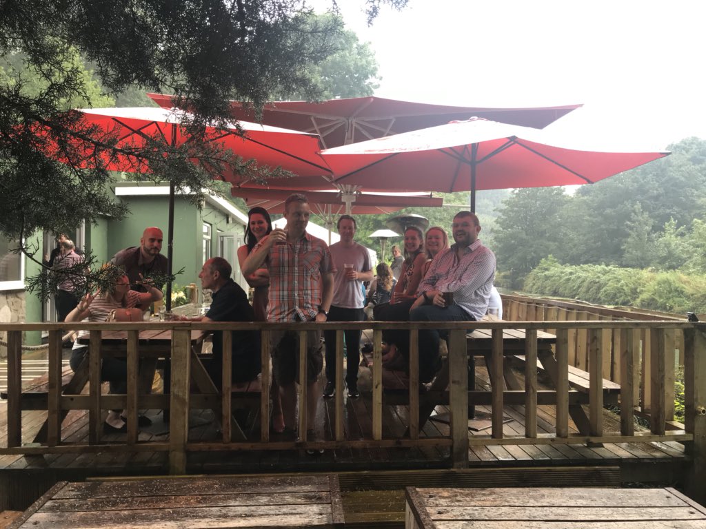 Artesiaconsult's tweet photo. So, this week Artesia is 10 years old. To celebrate we decided to .... make it rain!!!! Enjoying a trip down the River Avon stopping off at a few pubs on the way :) https://t.co/w3JeSs7whW