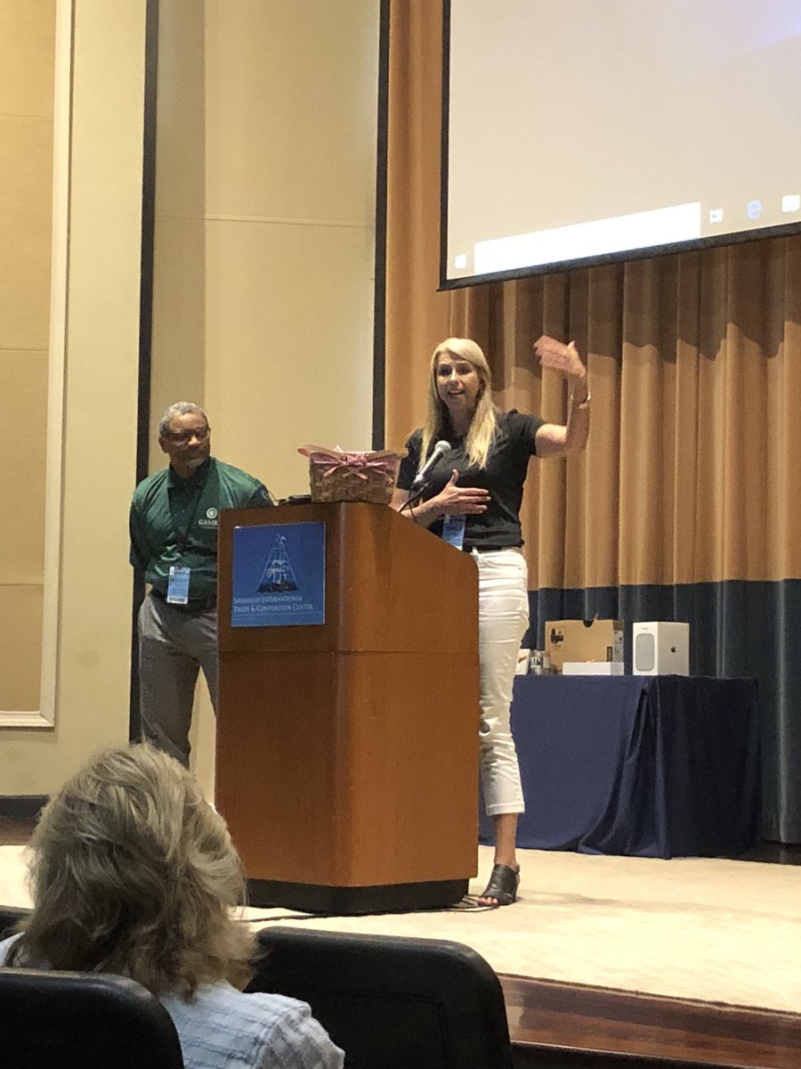 🚨#GAMEIS18 Wrapping it up at the closing session! Big thanks to Bob Swiggum for the @gadoe updates! #gaed #gaedtech #techtalkga