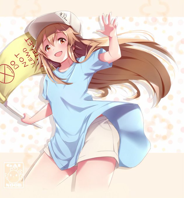 platelet (hataraku saibou) drawn by benzbt