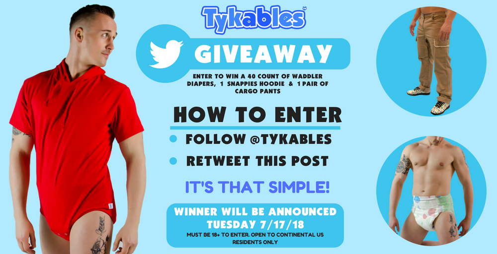 Be sure to Follow and Retweet for a chance to win!  tykables.com