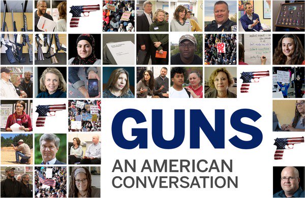 EnriqueLavin's tweet photo. How do you moderate a #gunconversation? Ask us. I’ll be co-hosting a @reddit_AMA with @evepearlman of @spaceship_media on July 17 at 3pm EST (noon PST) on what it took to do: ‘Guns: An American Conversation.’ Join us! @essentialprtnrs @TIME https://t.co/siziLRR2IF https://t.co/ddSNVneLFH