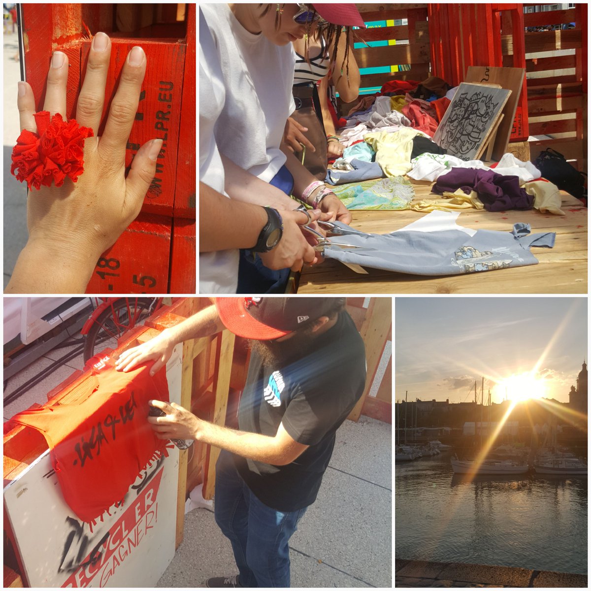 De très chouettes créations au stand #recyclercestgagner ! #larochelle #francofolies