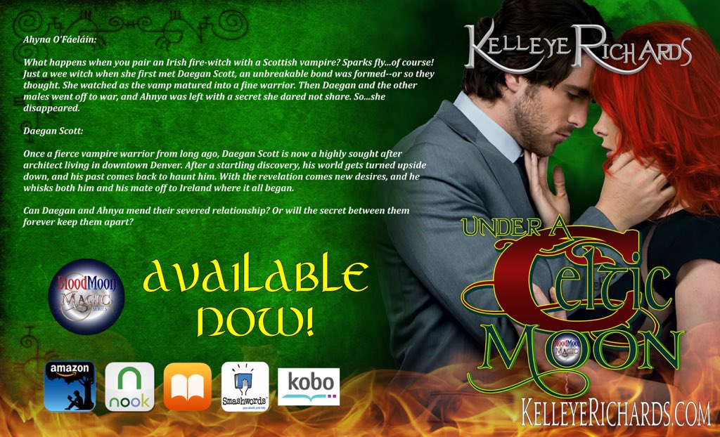 KelleyeRichards's tweet photo. Release Day! 
#irishwitch #scottishvampire #sparksfly #bloodmoonmagic 

Amazon : https://t.co/phWWqrRfE8
ITunes: https://t.co/jRKOt8R7zq

Available at other eBook retailers as well. https://t.co/JuErikFvnd
