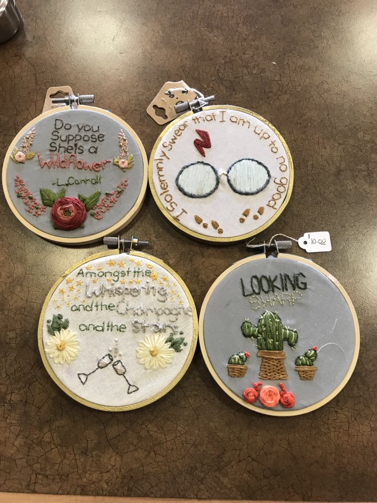 Now for sale at the Laura Secord Homestead for only $10!! Come see all of our beautiful embroidery work!