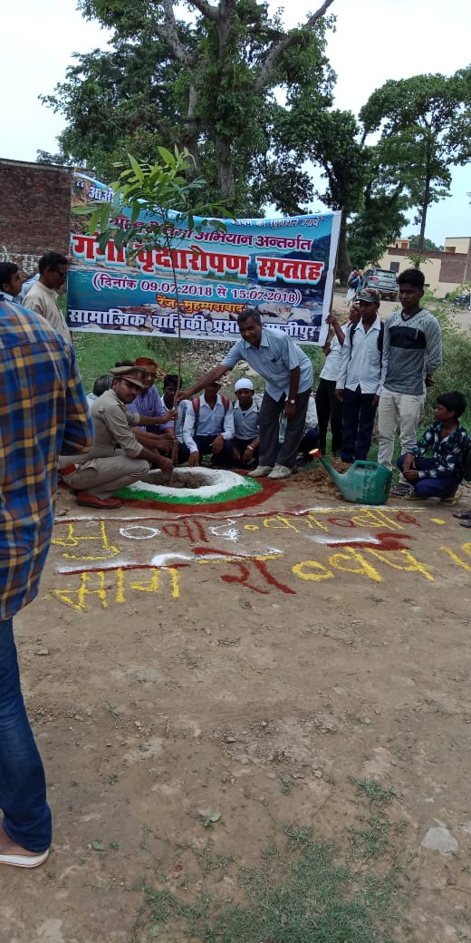 cleanganganmcg's tweet photo. All of us need to play a role in making our environment green. Keeping in mind, plantation activity was carried out in Bhagalpur, Buxar, Chhapra, Begusarai in Bihar and Bithoor, Raebareli &amp; Ghazipur in Uttar Pradesh as a part of ongoing Ganga Vriksharopan Abhiyan . https://t.co/Qk9Qe7E8Jr