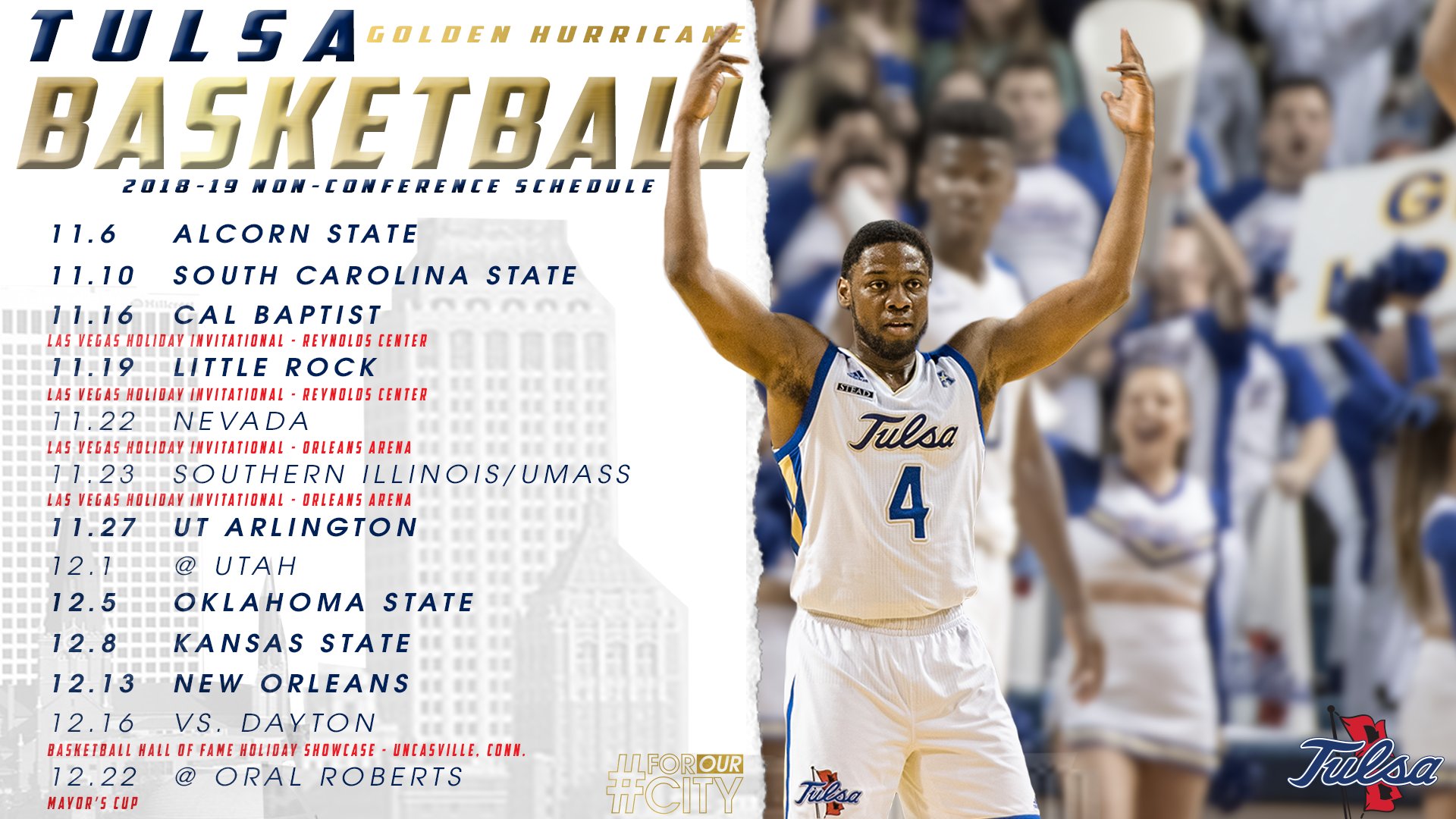 Tulsa Basketball on Twitter: "Hot off the press! Here’s a look at our