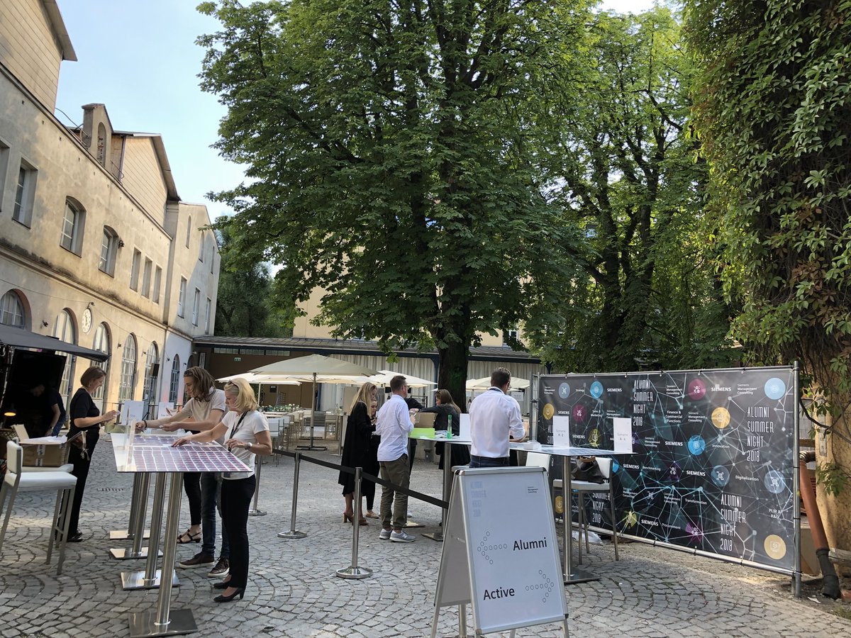 j_rabe's tweet photo. Everything ready for our @Siemens Consulting #SMC Alumni Summer night - welcoming 1st guests now :-) https://t.co/SI6WVTHcil