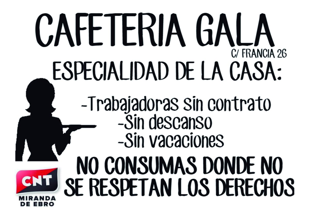 MIRANDA DE EBRO

Cafetería Gala?
No, gracias.