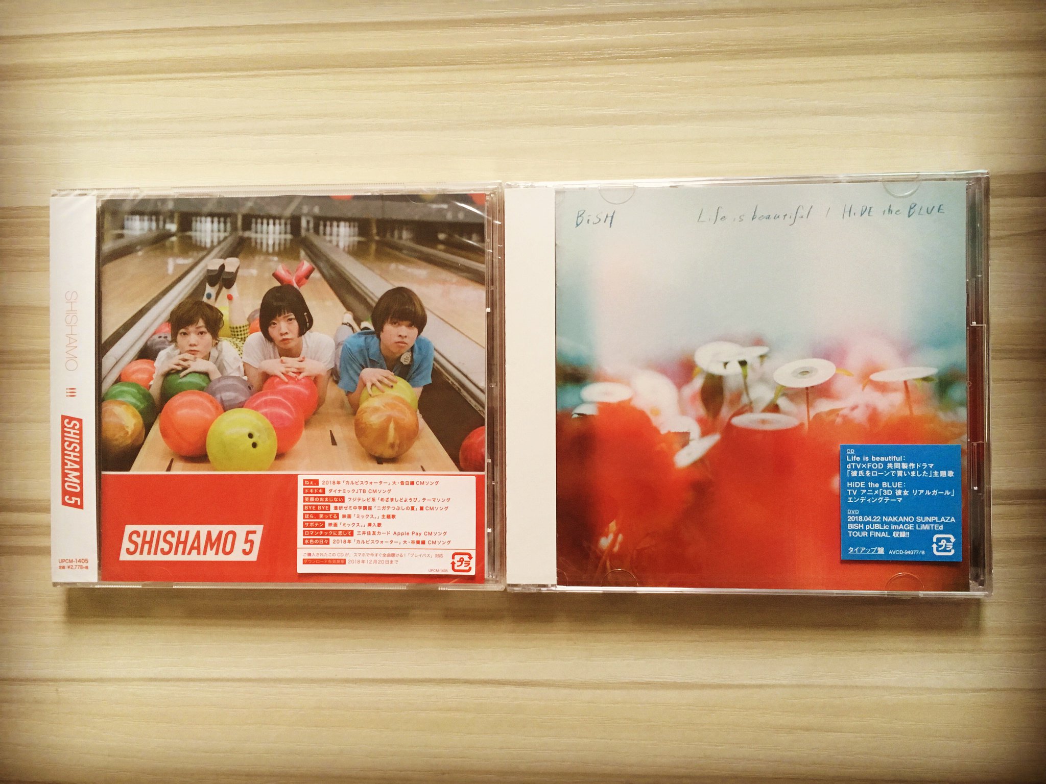 This Is Hardcore Shishamo의 Shishamo 5 앨범 Bish의 Life Is Beautiful Hide The Blue Dvd盤 싱글 구입 Shishamo 시샤모 Bish 빗슈 Woopscd 웁스시디 T Co Ywgnl1dh9p