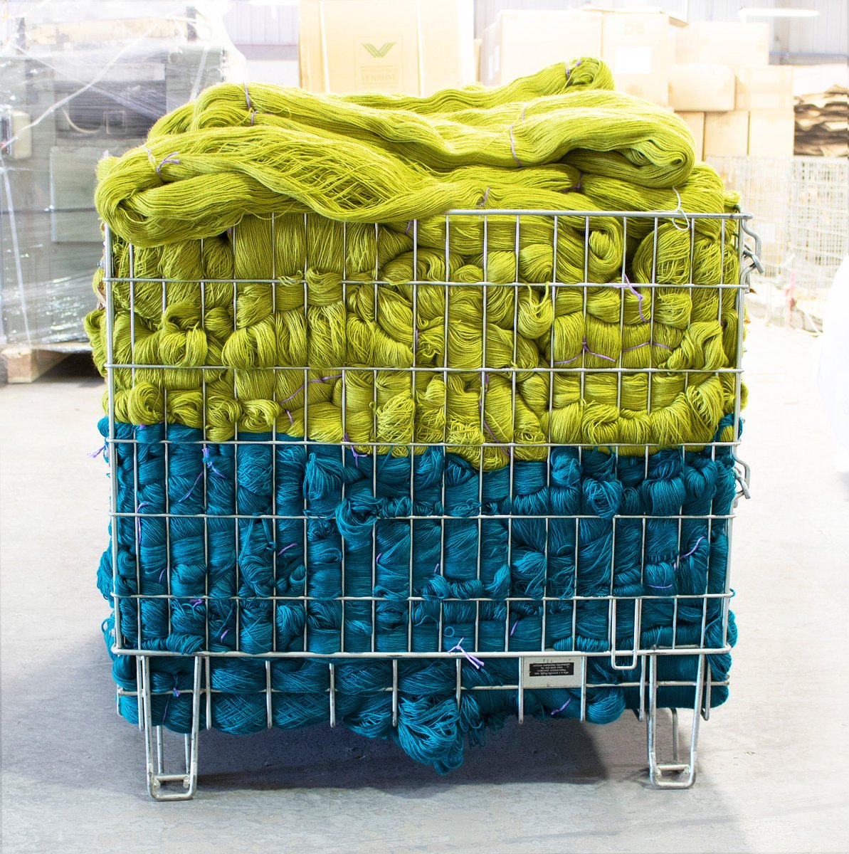 🏭 Factory Friday 🏭 Here is some colour inspiration to brighten up your day, ready for the weekend ☀️

#factoryfriday #colourinspo #summerknits #wip #knitting #crochet #yarn #wool #britishwool #colourful #summer #yarninspiration #wyspinners #knit #knitter