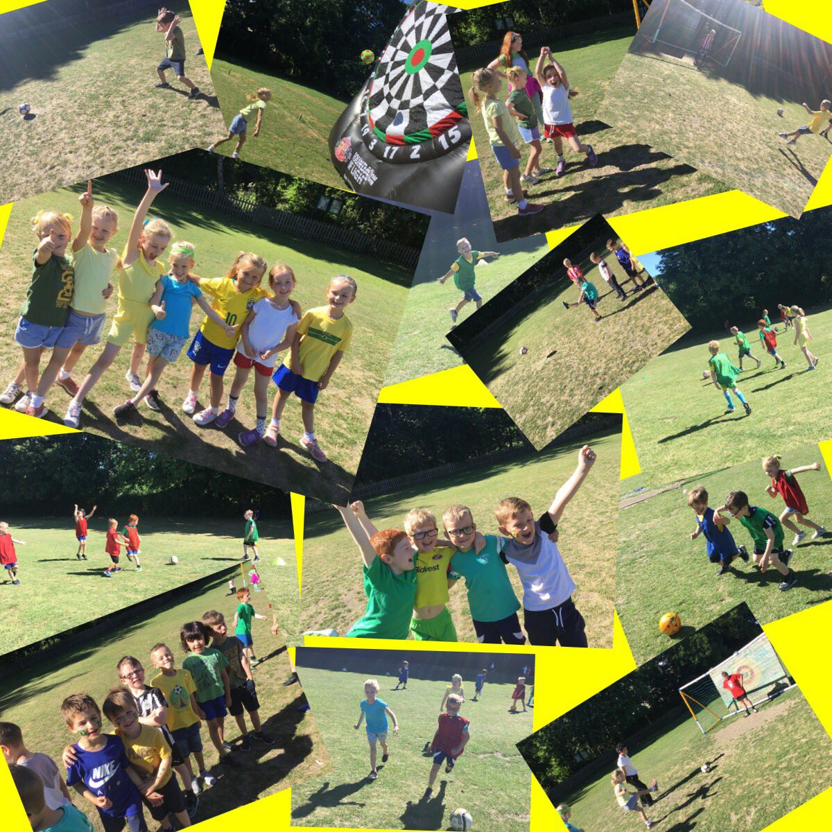 LanchesterEP's tweet photo. Year 1 had a brilliant morning for World Cup Day! Some amazing sporting skills by the girls and boys! Well done Year 1! Miss Martin. #Braziltowin 🇧🇷⚽️ https://t.co/wHDpRjROVs