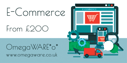 OOmegaware's tweet photo. Looking to sell products on your website? E-commerce integration from £200

Contact me for more details.
Visit https://t.co/CiXUIO58gp https://t.co/6F1rsDoTeU