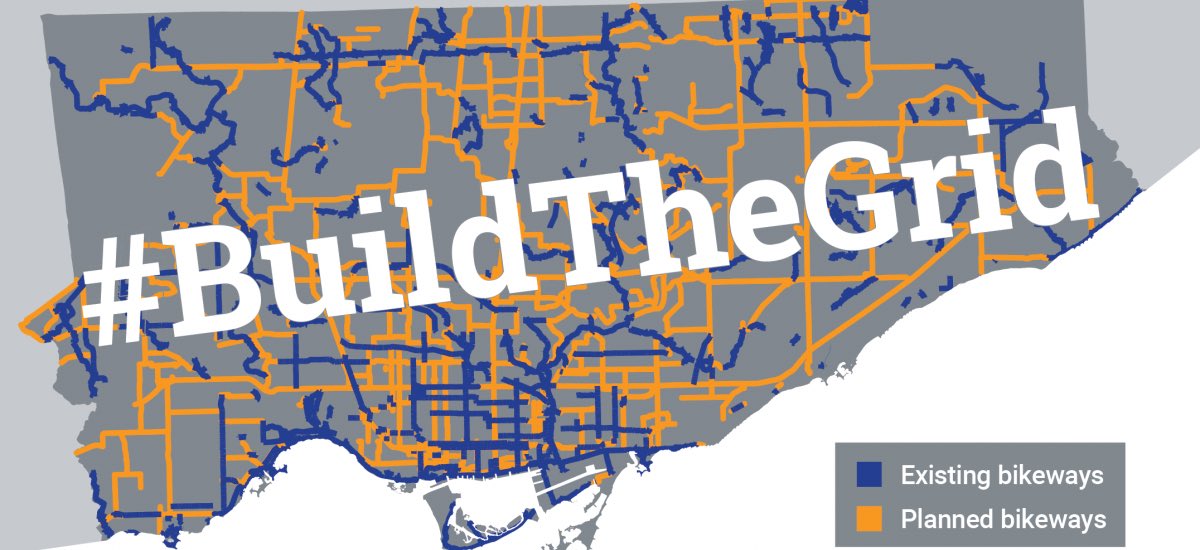 SafeStreetsTO's tweet image. Loving this new @CycleToronto #TOpoli municipal election campaign to #buildthegrid! #bikeTO sign up now: cycleto.ca/news/announcin…