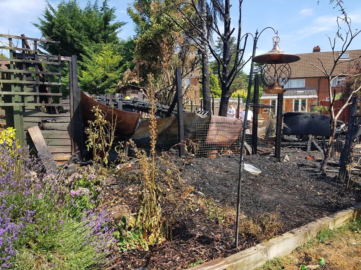 Basingstoke Fire Station on Twitter "7 Gardens have been effected, due