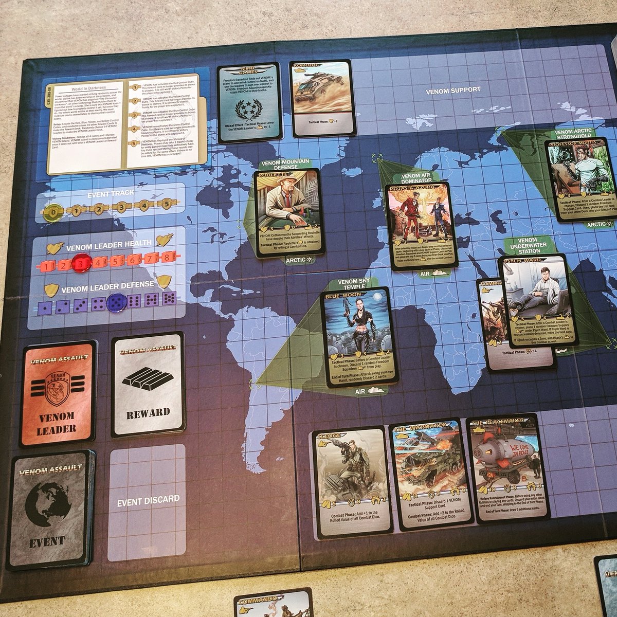 Taking #VenomAssault for a morning spin before heading out to #DiceTowerCon2018 #boardgames #TabletopGames