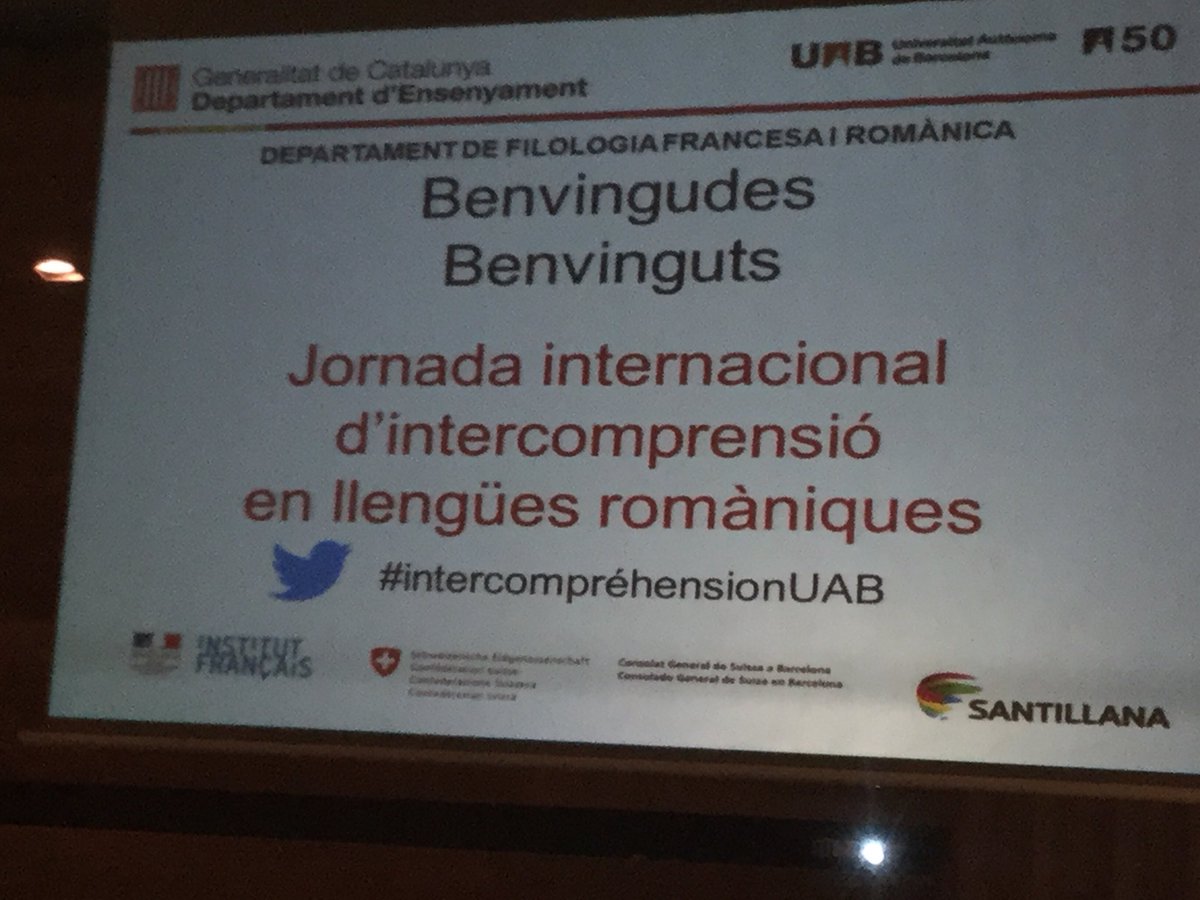 InsHipatia's tweet photo. Continuem treballant en el foment del plurilingūisme  #intercomprehensionUAB @SSTTMVO @llicamunt https://t.co/DSChsVoqxc