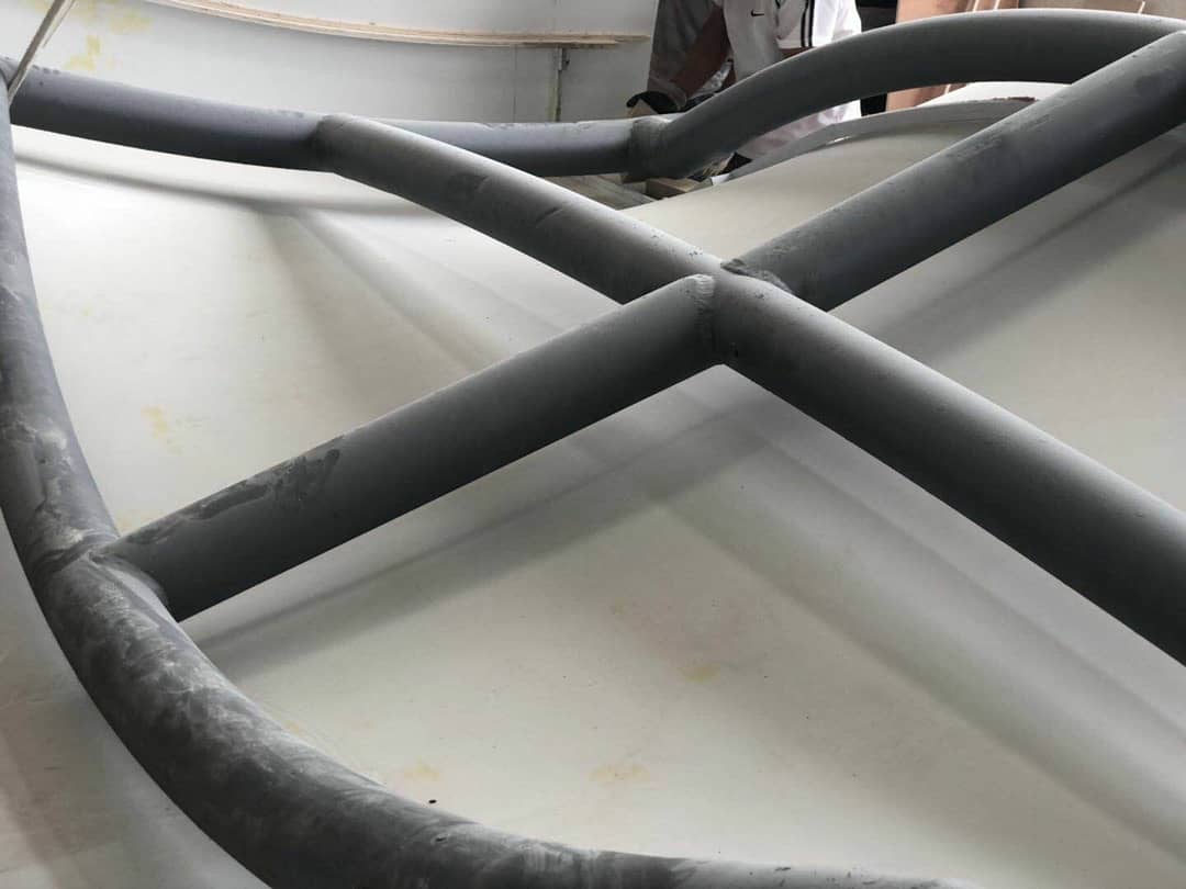 TeamWashUSolar's tweet image. Connecting the GRC Wall Panels with the Steel Structure! 
#LotusHouse #WashU #samfoxschool #TeamWashU #solardecathlon #concrete #steel #SolarDecathlonChina2018  #architecture #design #technology

@washuengineers @samfoxschool @wustl_official @samfox_gsaud @doesolardecathlon