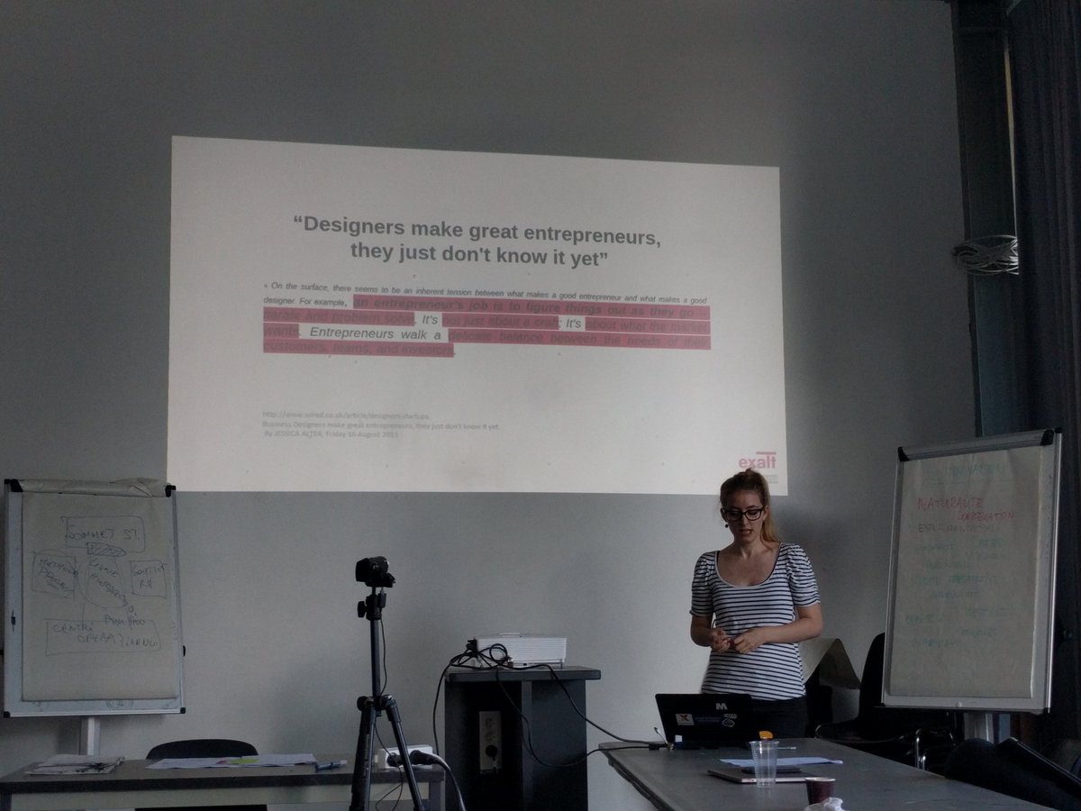 Designers make great entrepreneurs they just don't know it yet par @JulieSahakian #exalt <a href="/Niapette/">Fred PAIN</a> <a href="/StrateResearch/">StrateResearch</a>