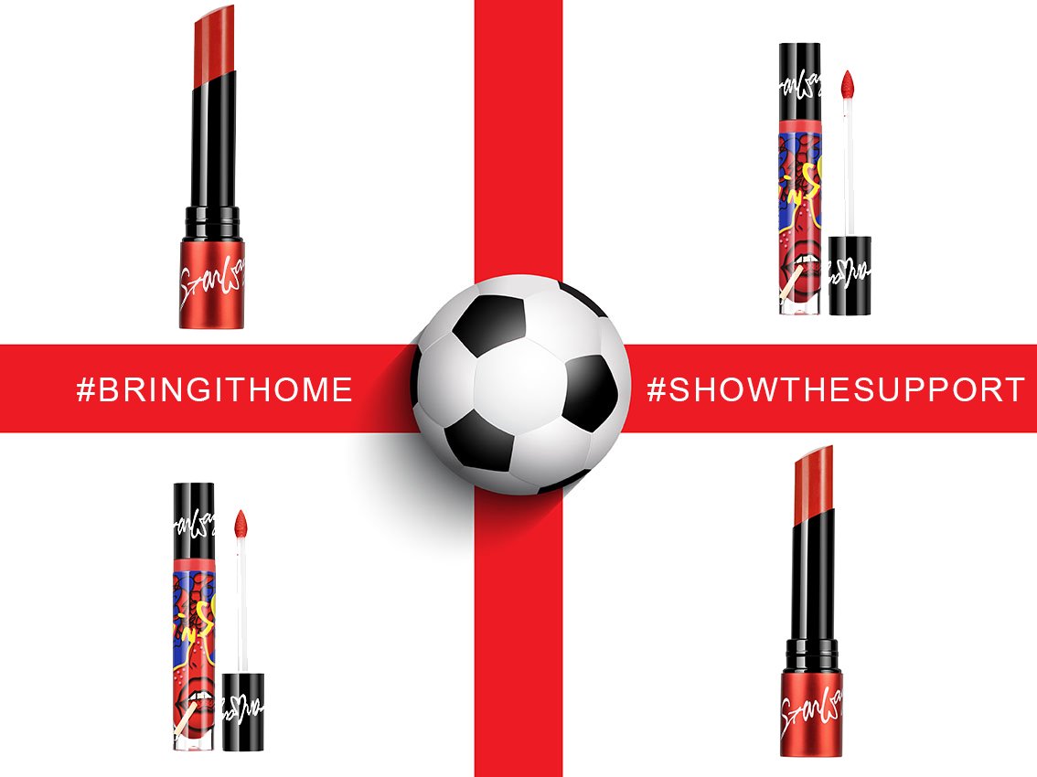 perfect_shade's tweet photo. With England's upcoming game against Sweden... show your support by wearing the England colours!!! 💄⚽
@England #RedLipsticks #TheThreeLions #PerfectShade #WorldCup2018 #EnglandvsSweden #BringItHome https://t.co/ESeQ1ljqk5