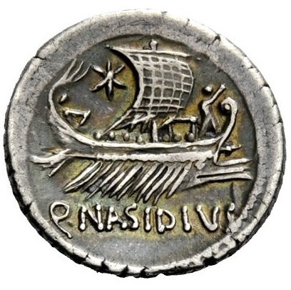 IconArteblog's tweet photo. 🌊Navigando verso il weekend⛵☀
#summer2018 #CoinAsTweet #iconografia #moneta #pubnum #numismatics #numismatica #storytelling
Denario AR di Q. Nasidius (per Sesto Pompeo), 44-43 a.C.
Ph.cred.: Numismatica Ars Classica,Auction 92 Part 2, 24 May 2016, Lot 1907 (R/) https://t.co/Wl5NdgKF2v