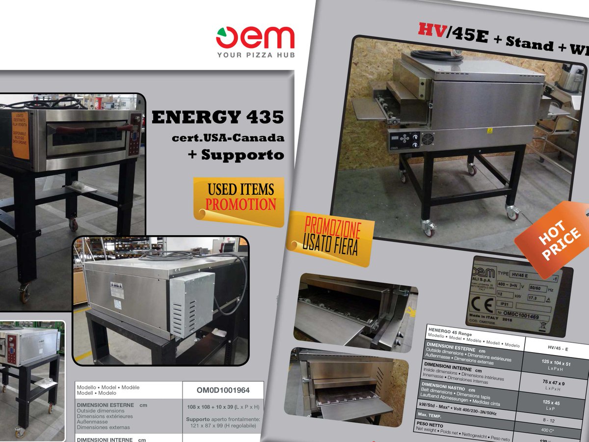 OemPizzaSystem's tweet photo. Senti l'estate che torna... Con le sue #OCCASIONI, #PROMOZIONI: contattaci per saperne di più! info@oemali.com
#fornopizza #fornipizza #pizzas #propizza #pizzeria #pizzaiolo #pizzaioli #pizzero #pizzeros #pizzadough #pizzasystem #pizzagourmet #pizzaequipment #profood #pasta #food https://t.co/dDdM6ORPnv