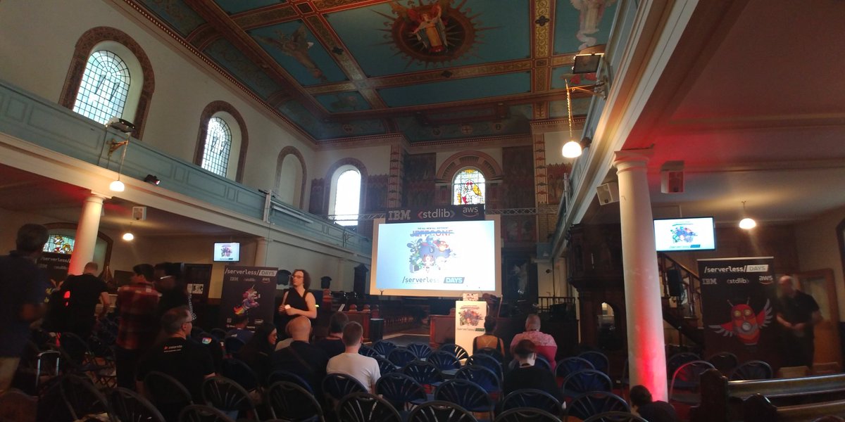 gerardthefox's tweet image. Impressive location for #ServerlessLDN #serverless