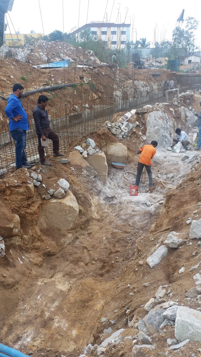 Sir.
    Shifting of 600mm dia ms pipe line work under progress at Mind space IKEA under Madhapur
