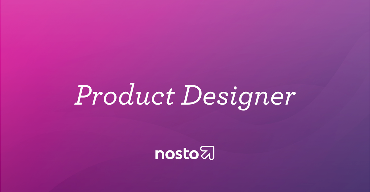 tuuukka's tweet photo. We're looking for a mid-senior level Product Designer to join the Nosto product team in Helsinki. If you are interested in making a big impact on a global SaaS product, here’s your chance! https://t.co/yFGU477cWg https://t.co/frGrHRRf0p