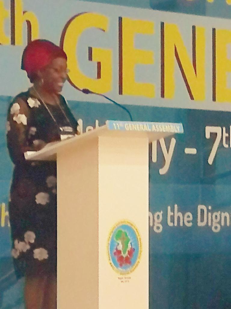 ChristophSYatt1's tweet photo. Prof. Dr. Isabel Apawo Phiri, WCC’s associate general secretary for Public Witness and Diakonia, gave a powerful witness for Diakonia as an imparative for the church #DignityFirst #11thGA @AaccCeta https://t.co/l3LxQa0xh2