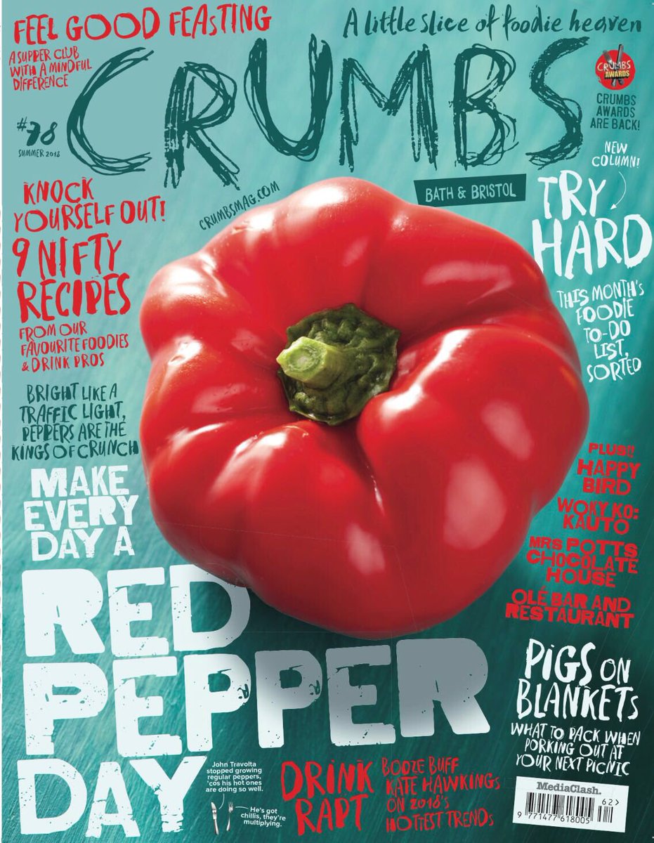 What a beaut of a #CrumbsFriday it is today! The sun is shining and THIS bad boy is being released into the wild, chocca with news, recipes, reviews, and insider knowledge. You know what to do: pick up your Crumbs!