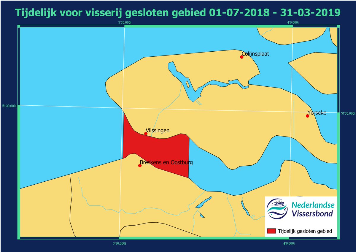“Het is belachelijk om dit gebied zonder overleg te sluiten”, uit de Nederlandse <a href="/Vissersbond/">NED■VISSERSBOND</a> n.a.v. het sluiten van een gebied in de Westerscheldemonding van 1 juli tot 31 maart voor de visserij. Lees meer: bit.ly/Visserijverbod…. #visserijverbod #westerschelde