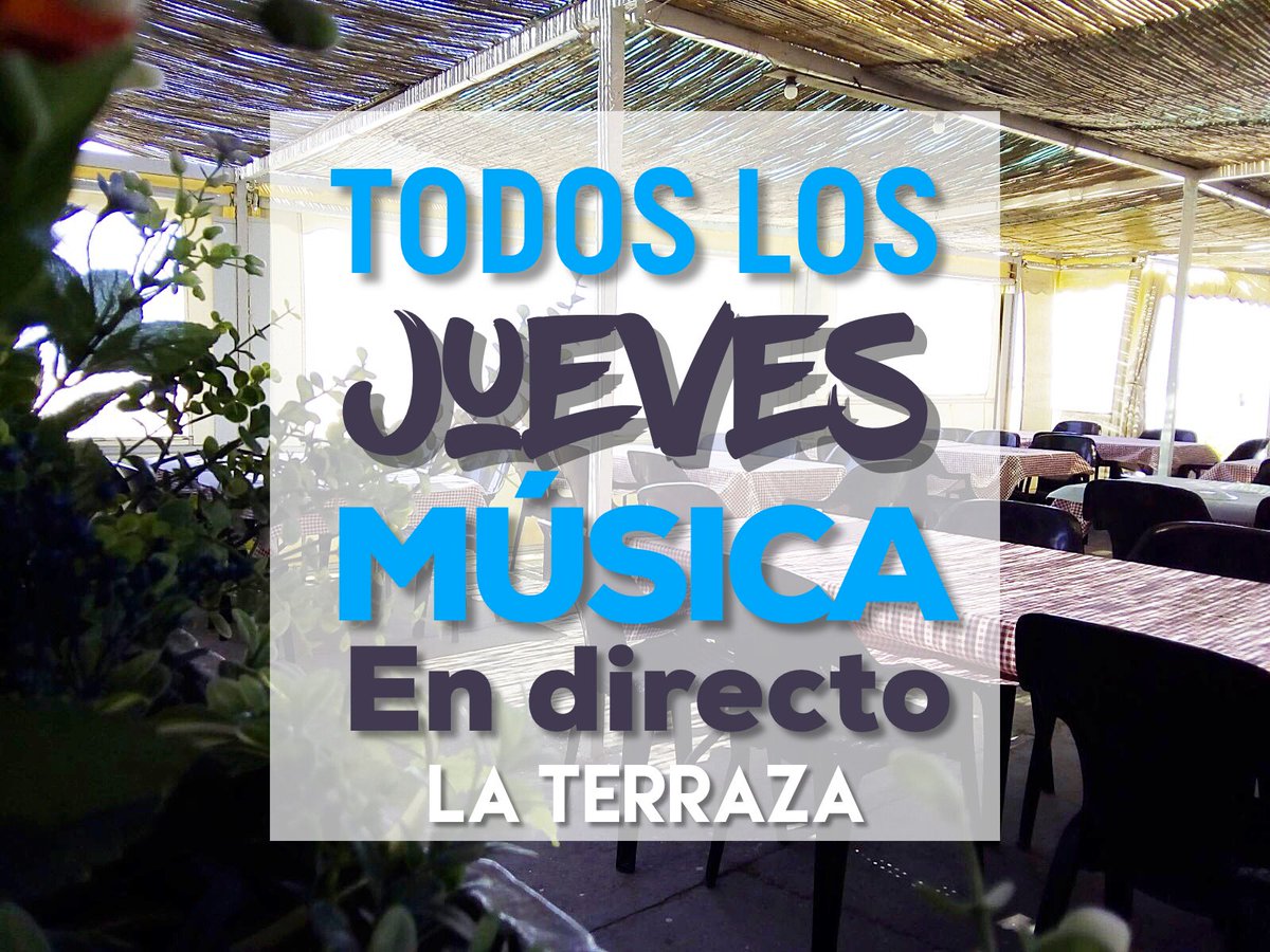 A partir de la próxima semana... TODOS LOS JUEVES MÚSICA EN DIRECTO 🎤🎼

Recuerda que abrimos TODOS los días y
CENAS Viernes y Sabado ✅
Reservas☎️ 667 97 60 04
🏠 Calle Garza nº 5
#Restaurante #chiringuito #playa #comer #food #gastronomía #pescado