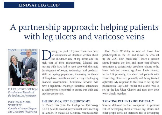 LegUlcerCharity's tweet photo. A partnership approach to curing venous leg #ulcers  https://t.co/gdXsFD5jAW https://t.co/N1JEa8trDK