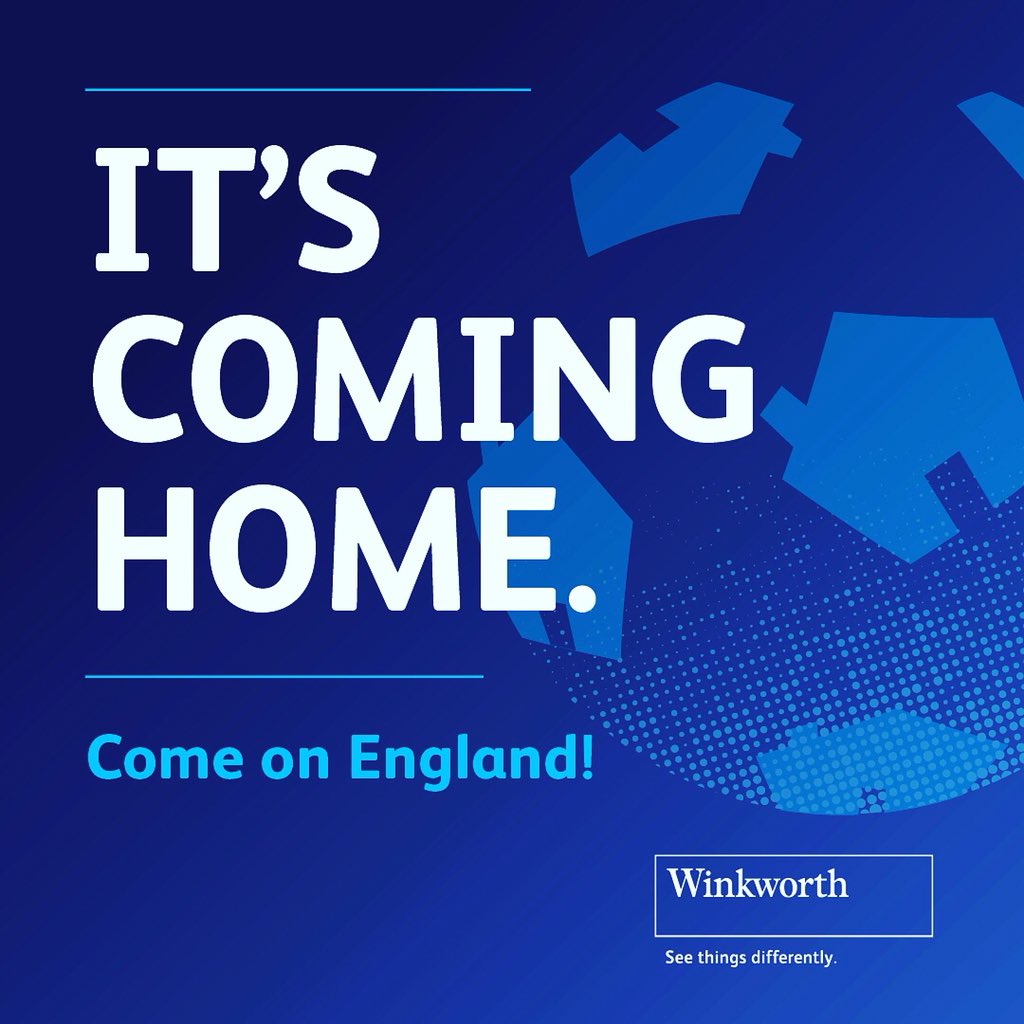 WinkworthBasing's tweet photo. Three lions on the shirt... we will be cheering on the @England #RT #goodluck #itscominghome #EnglandvSweden #FridayFeeling https://t.co/OgovnuDsNW