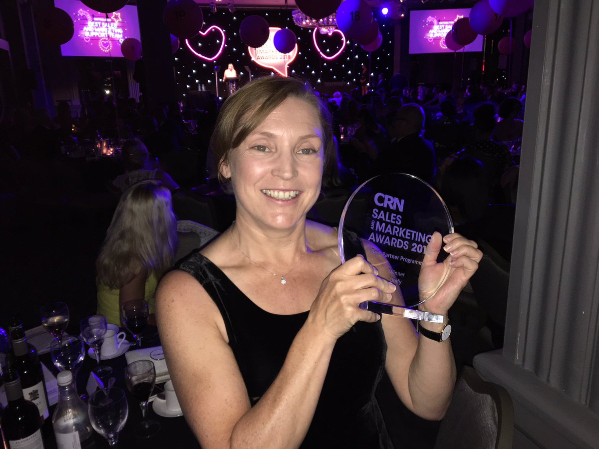 We are happy to announce that Unify won CRN Sales and Marketing Award for “Best Partner Programme”. Thank you for the appreciation, <a href="/CRN_UK/">CRN UK</a> <a href="/lockalli/">Allison Lock</a> 

#CRNSMA #awards #innovation #winners #partnership