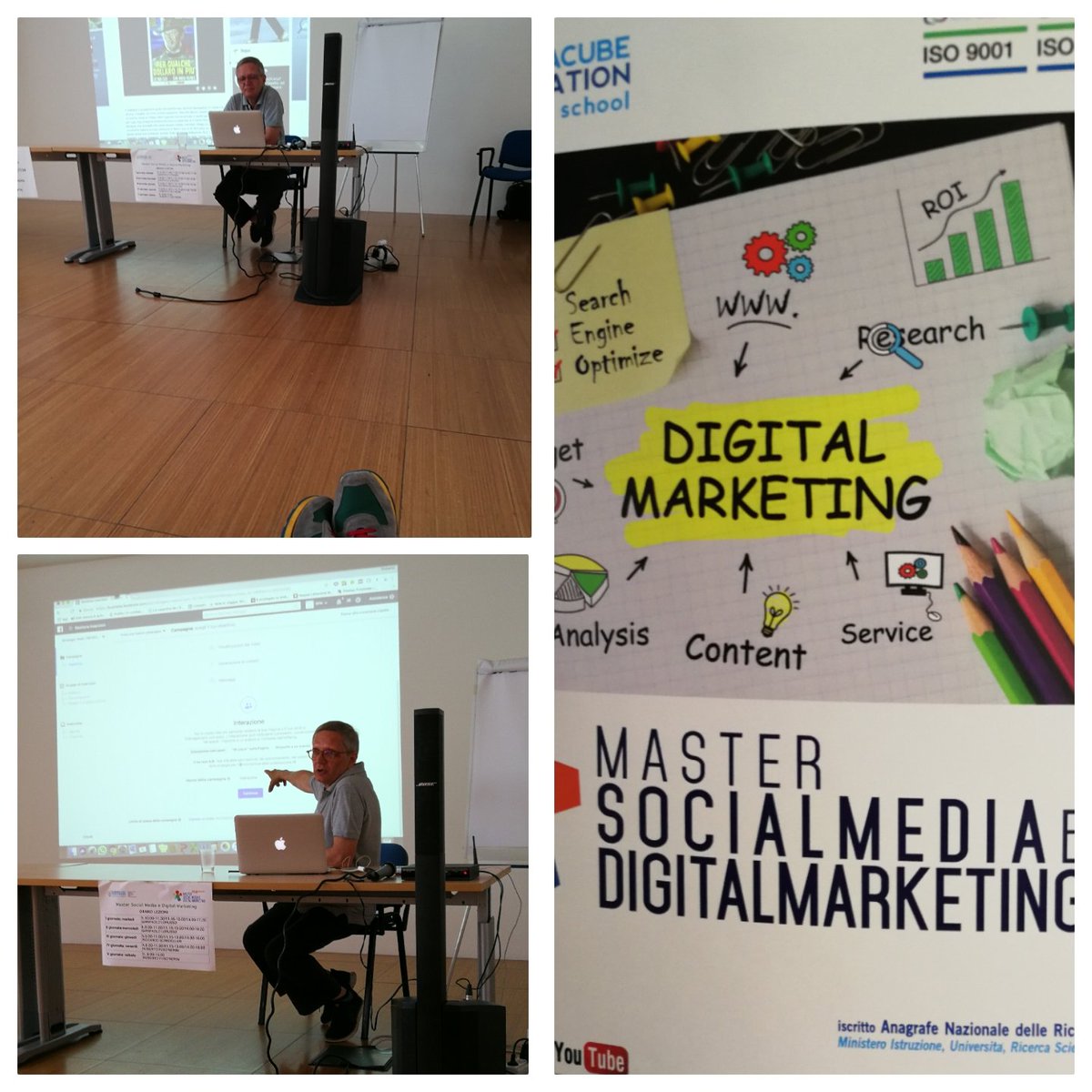 AngeloAquilante's tweet photo. #Day4 #mastersocial #SocialMedia #master #Torino #marketing #Facebook #social #Advertising #adv #proximity #business #instagram #igers #insights @Eurogiovani @robertofuso @thevortexit https://t.co/2w6Ypt4LOb