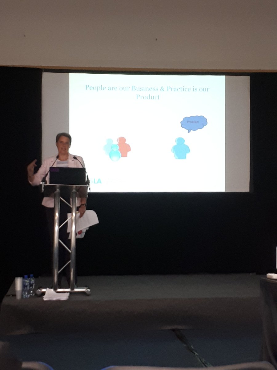 Sue Kane, Child Protection &amp; Welfare Strategy Implementation Lead, giving a compelling presentation at <a href="/SWSD2018/">SWSD 2018</a> about Tusla's new approach to practice, the Signs of Safety - it's about working with children and families to find solutions to problems #swsd2018 #knowledgesharing