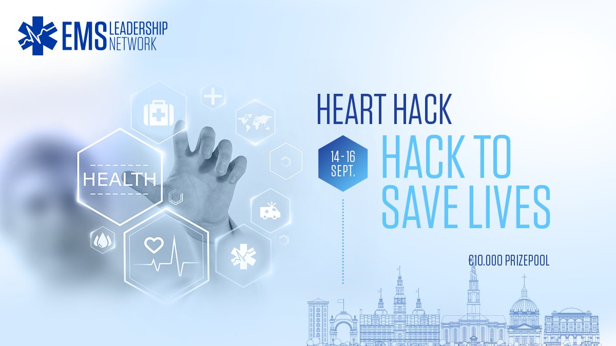We are proud to share our new initiative. In September you can hack for saving lives! EMS Leadership Network and EMS Copenhagen invites you to join #EMSHeartHack on September 14-16. For more information: emshearthack.bemyapp.com #EMSHeartHack