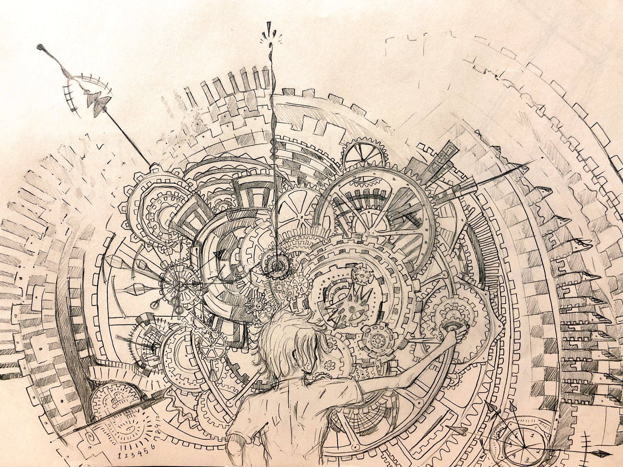 Twitter 上的 C O W 創作画 です 創作画 イラスト 時計 絵描きさんと繋がりたい T Co Ay2ehiofsb Twitter