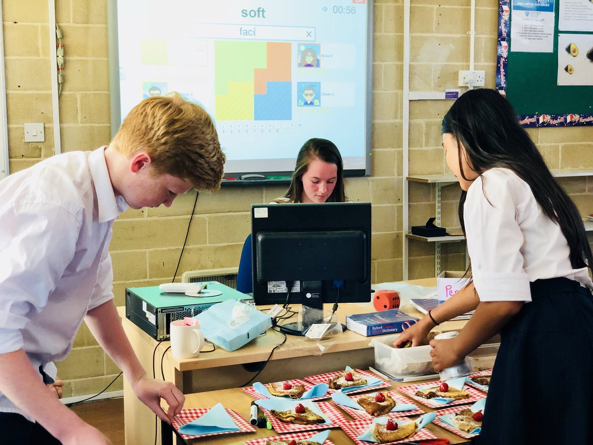 PPCMFL's tweet photo. @thisislanguage @PriorPark Crêpes, #nuttytilez and sunshine. It doesn’t get much better on the last day of term... https://t.co/NS8XXjeN6q