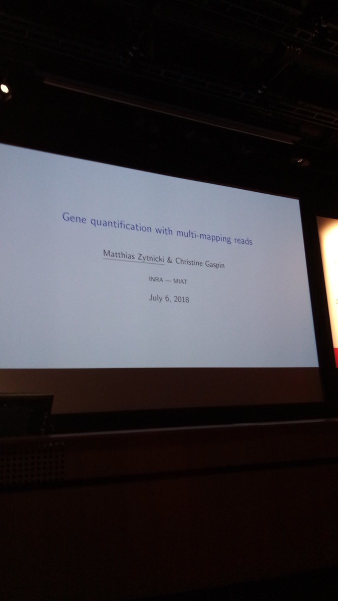 Very last speaker of #JOBIM2018 Matthias Zytnicki